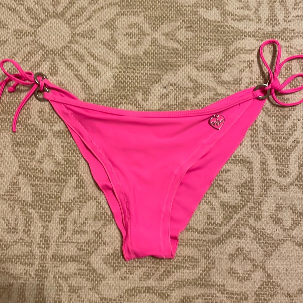 BODY GLOVE pink bikini bottoms size small